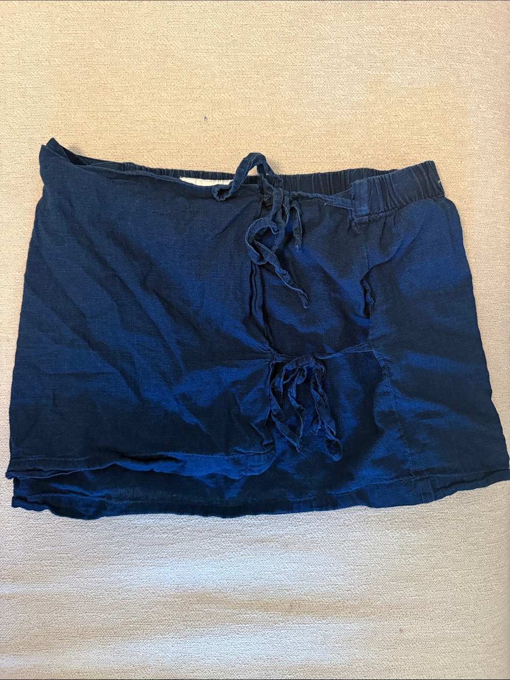 Pull & Bear Linen Tie Skirt